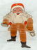 1950's Dancing Santa Claus Honeycomb Christmas Ornament - 8