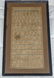 Antique Sampler 1800's signed Julia A Gook