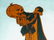 3 - 1930's Halloween Die-Cut Place Cards Buzza Co. USA - 2