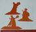 3 - 1930's Halloween Die-Cut Place Cards Buzza Co. USA - 5