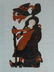 1930's Halloween Embossed Antique Die Cut Witch German