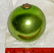 Antique Kugel 4 1/2"Tree Ornament Green Germany - 3