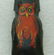 1930's Lithograph Black Metal Halloween Owl Clicker - 2