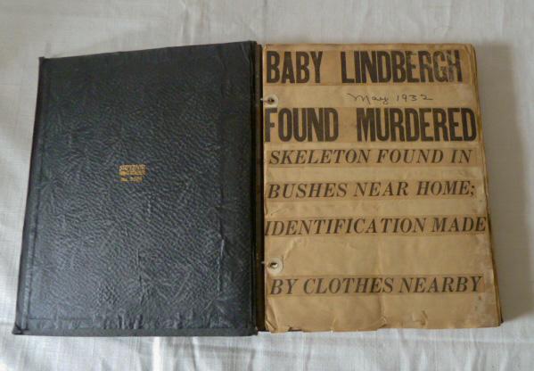 Charles Lindbergh Baby Found Murdered Srapbook 1932: Cronicles the life , kidnapping and death of Charles Lindbergh and Anne Morrow baby son Charles Jr. Interesting first hand information from clippings in the Nation Press at the time. The scrape book e