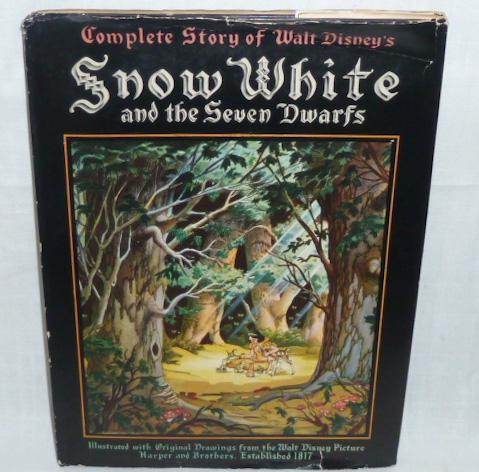 1 Ed. Complete Story of Walt Disney: First Edition 1937 Book Complete Story of Walt Disney's Snow White and the Seven Dwarfs. Title Page States 12-7 First Edition M-M / Published by Harper & Brothers -New York and London and copyright 19