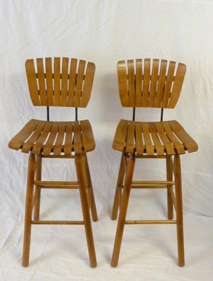 Arthur Umanoff Pair 1950's style Chairs/Stools (1 of 2)