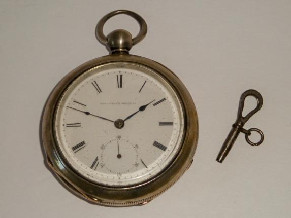 Elgin National Watch Co. Sterling Key Wind Pocket Watch (1 of 6)
