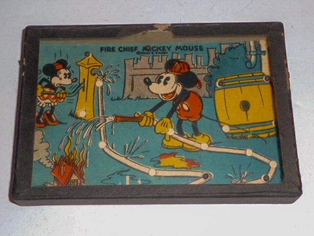 Walt E. Disney Mickey Mouse Fire Chief Game of Skill (1 of 5)