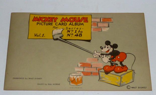 1930 Mickey Mouse Picture Card Album Vol 1 Walt Disney (1 of 11)