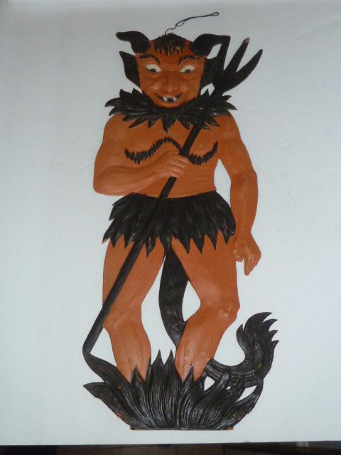 Vintage Halloween Large Die Cut Devil Germany (1 of 3)