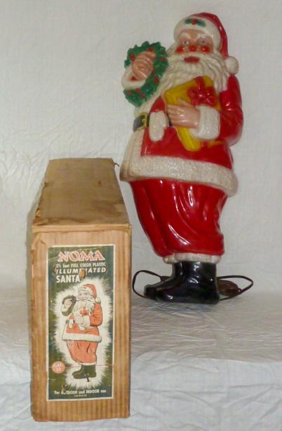 1950 Noma 2½ ft Full Color Illuminated Santa orig (1 of 5)