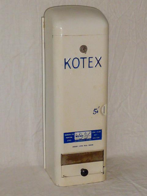 Vending Machine for Kotex Feminine Napkins with Key (1 of 5)