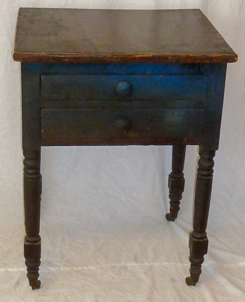 1800's Two Drawer Side Stand (1 of 6)