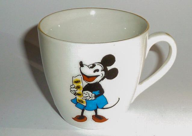 1928-30 Minne Mouse China Cup From Bavaria (1 of 3)