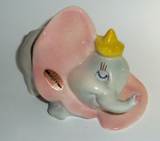 1940's Walt Disney Sleeping Dumbo American Pottery Co. (1 of 4)