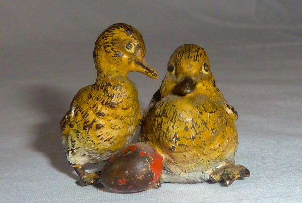 Antique Vienna Bronze Pair of Ducklings (1 of 6)