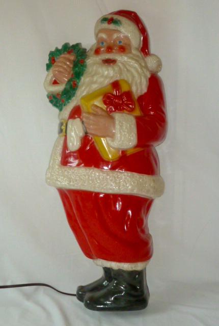 1950 Noma 2Â½ ft Full Color Illuminated Santa (1 of 4)