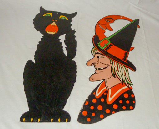 Lurhs and Beistle Vintage Halloween Lot of Two (1 of 6)
