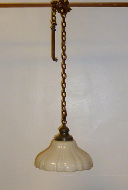 Art Deco Tulip Hanging Light (1 of 2)