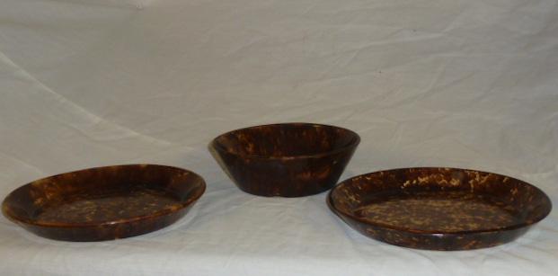 Bennington Pottery 2 Underplates & a Small Bowl (1 of 2)