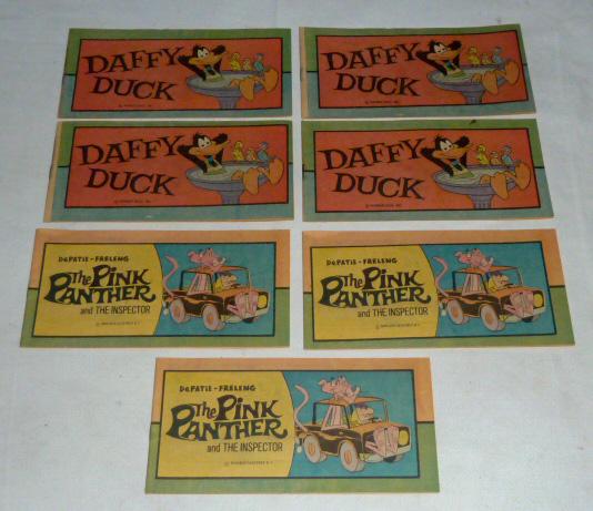 Mini Comic Books: 4 Daffy Duck &  3 Pink Panther (1 of 4)
