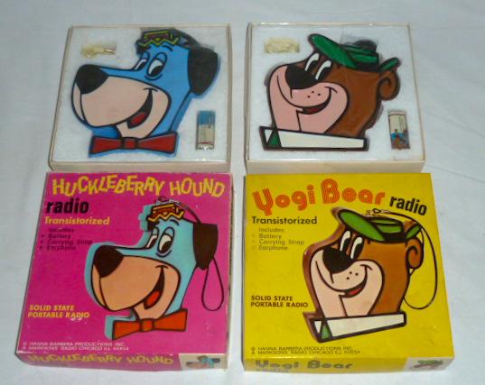 Huckleberry Hound Show & Yogi Bear Show Radios MIB (1 of 3)