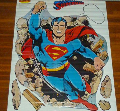 Superman Poster 1977 Super Hero Wallbusters Art Work By Neal Adams (1 of 6)