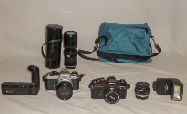 Nikon Fe Camera, MD -11 Motor Drive & Extra Lenses Etc. (1 of 16)