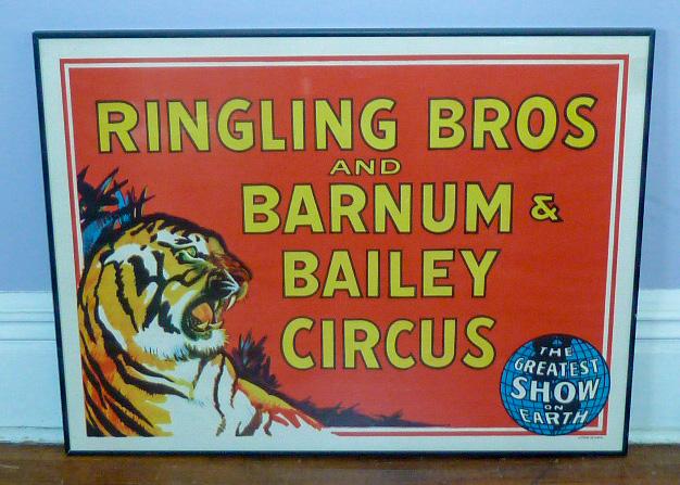 Ringling Bros. And Barnum & Bailey Circus Tiger Poster (1 of 5)