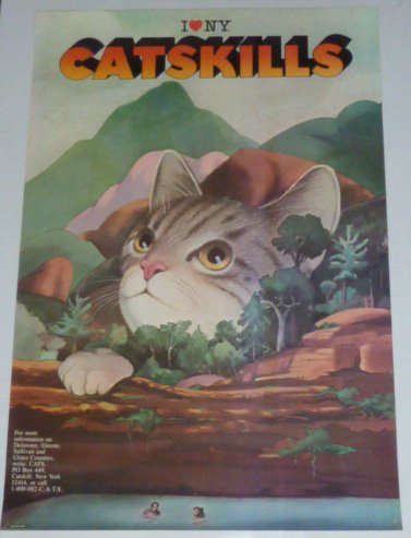I Love N.Y. Catskills 1985 Milton Glaser Poster (1 of 7)