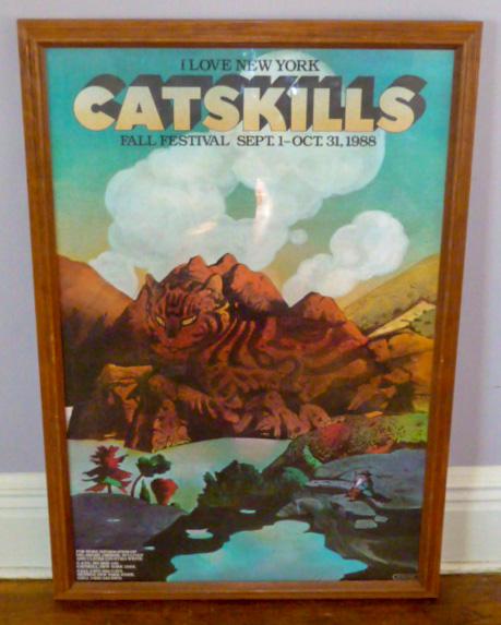 I Love N.Y. Catskills 1988 Milton Glaser Poster (1 of 4)