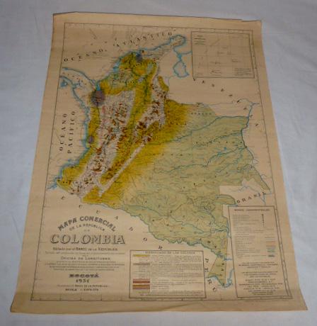 Mapa Comercial De La Republica De Colombia 1931 (1 of 5)