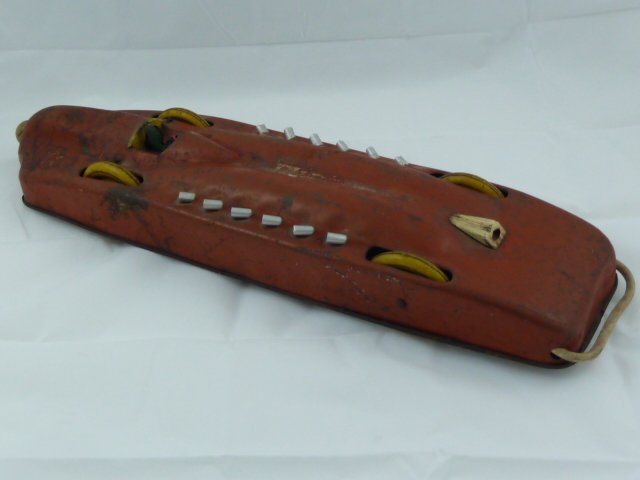 "RED STREAK" PRESSED STEEL RACING CAR BY BUFFALO TOY (1 of 8)