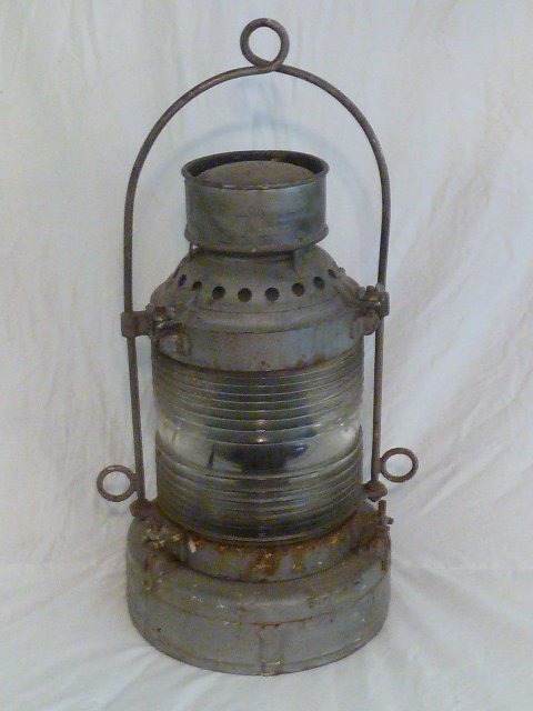 ANTIQUE DRESSEL ERIE CANAL CAST IRON LANTERN (1 of 5)