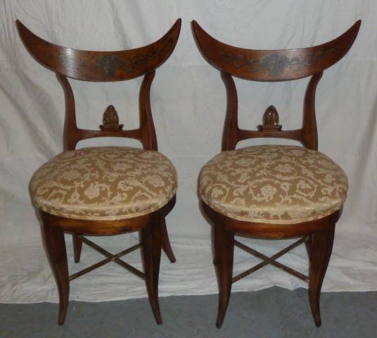 PAIR OF BIEDERMEIER CHAIRS (1 of 6)