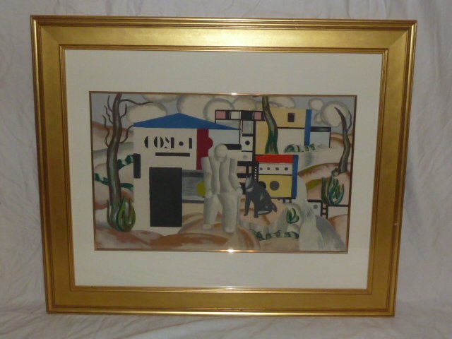FERNAND LEGER LITHOGRAPH CITYSCAPE CUBISM (1 of 6)