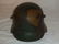 GERMAN CAMPAIGN HELMET ORIG. CAMAOUFLAGE PAINT - 4