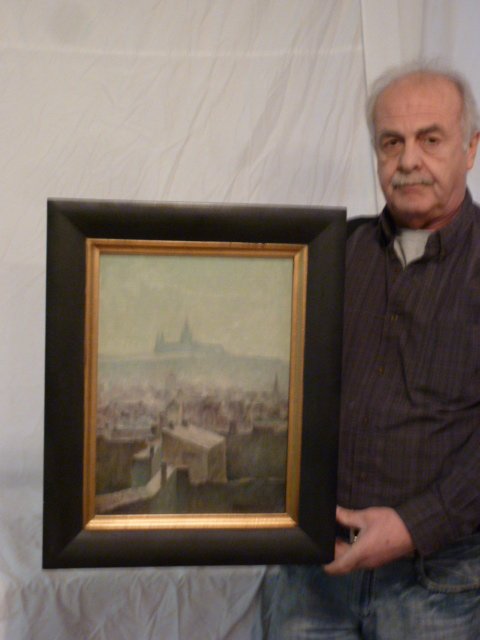 BIRGE HARRISON OIL ON CANVAS 1900'S (1 of 7)