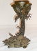 1900'S FREE FORM BRONZE ABSTRACT SCULPTURE
