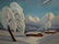 ROCKWELL KENT OIL ON BOARD " SNOWED IN " - 2