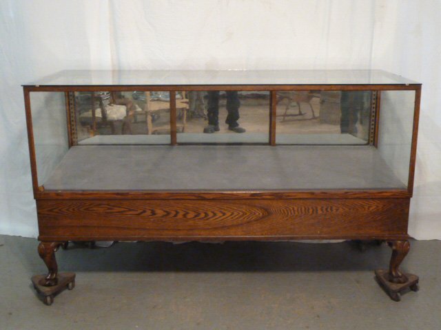 CIRCA 1900'S STORE FLOOR MODEL SHOWCASE CLAW FOOT (1 of 5)