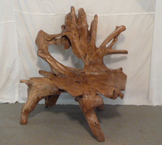 FREE FORM CUSTOM MADE ROOT BENCH (1 of 7)