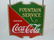 COCA-COLA 2 SIDED PORCELAIN FOUNTAIN SERVICE SIGN - 3