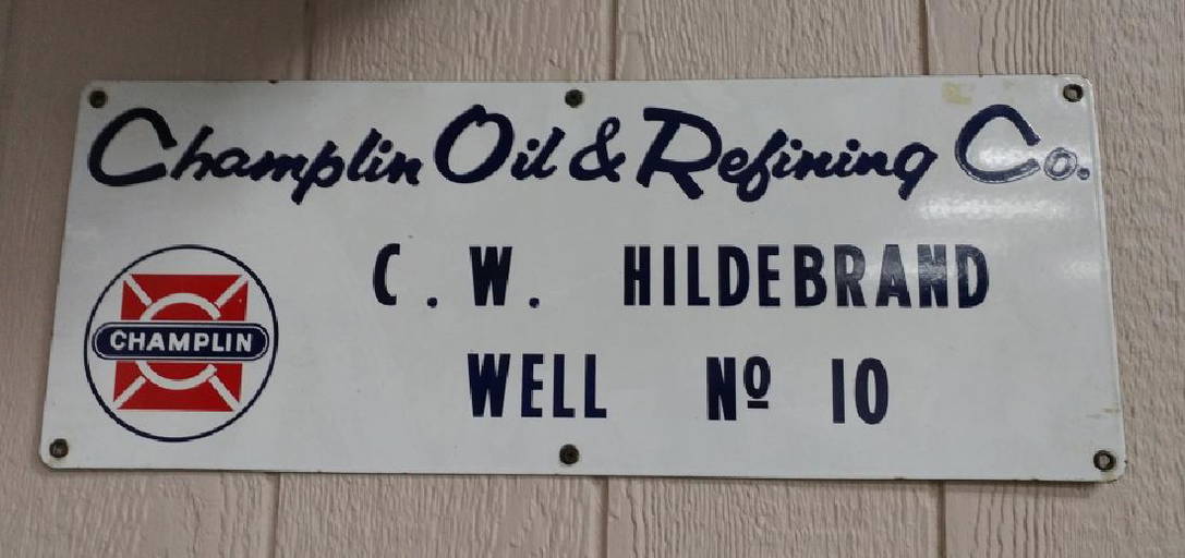 Champlin Oil & Refining Co. Lease Sign