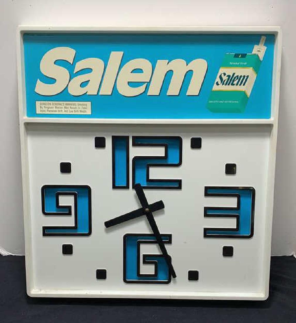 1986 Salem Cigarette Advertising Clock (1 of 5)