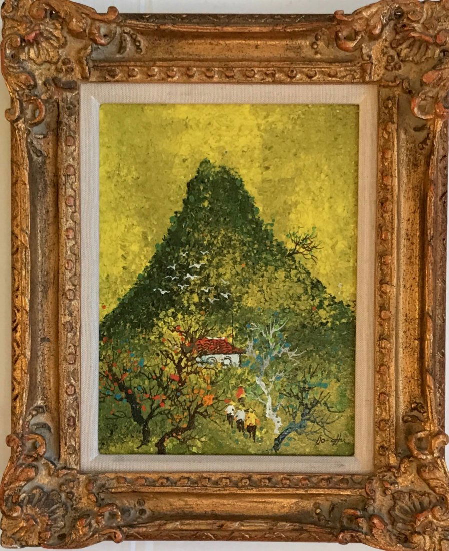 Taiwanese Modernist Oil Painting, Ho Chu (1 of 4)