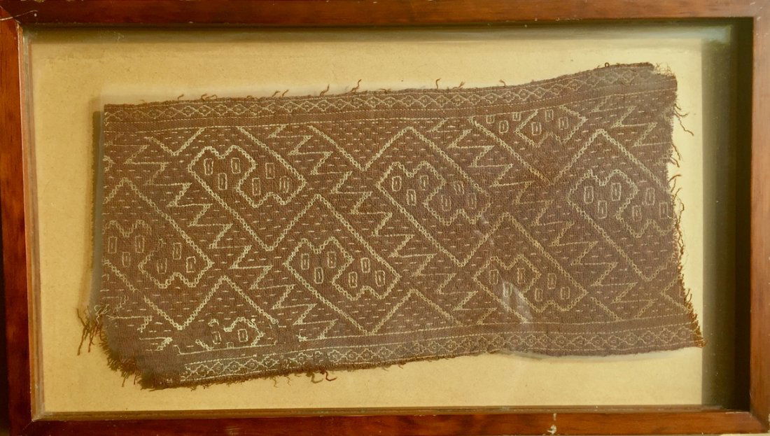 Pre-Columbian Textile Panel Fragment, Peru (1 of 4)