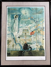 Salvador Dali "Columbus Discovers America" 1962 (1 of 4)