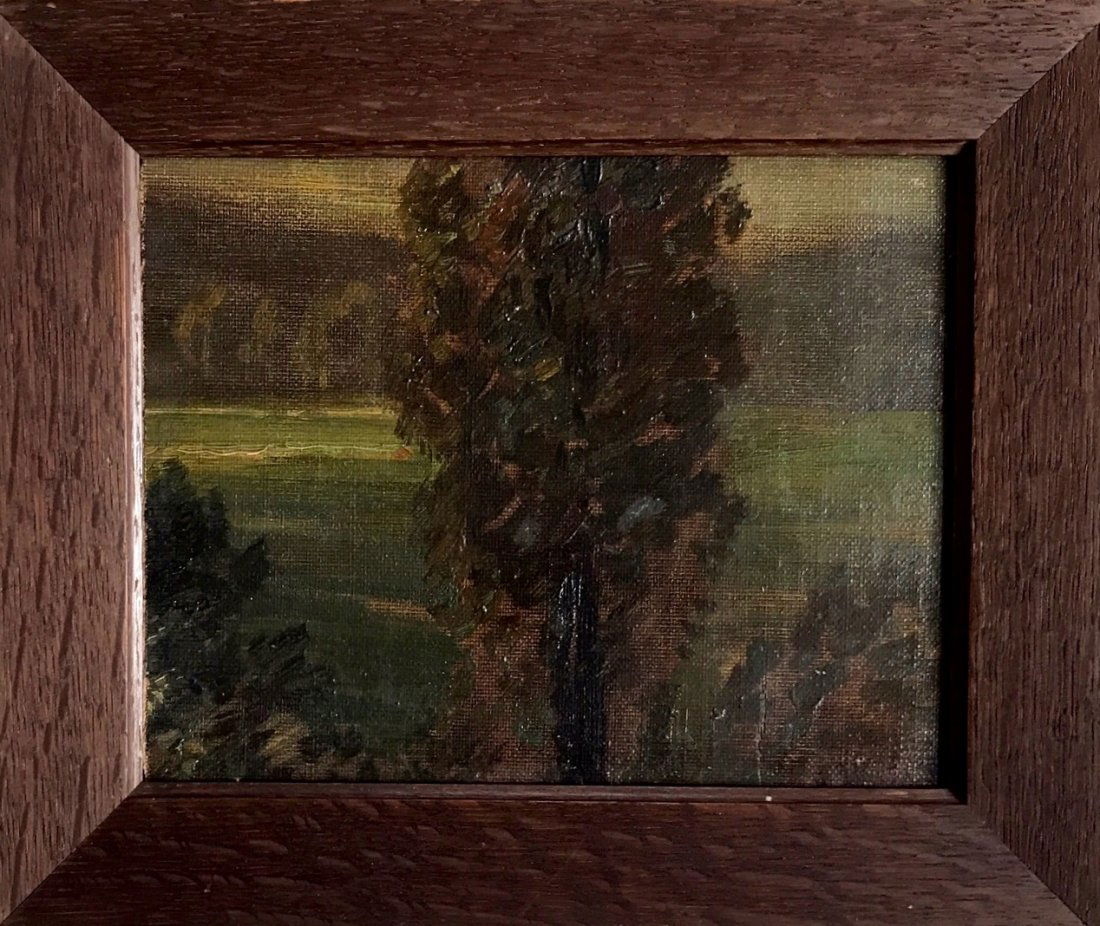 Impressionist (19th C.) Forest Landscape Painting (1 of 2)