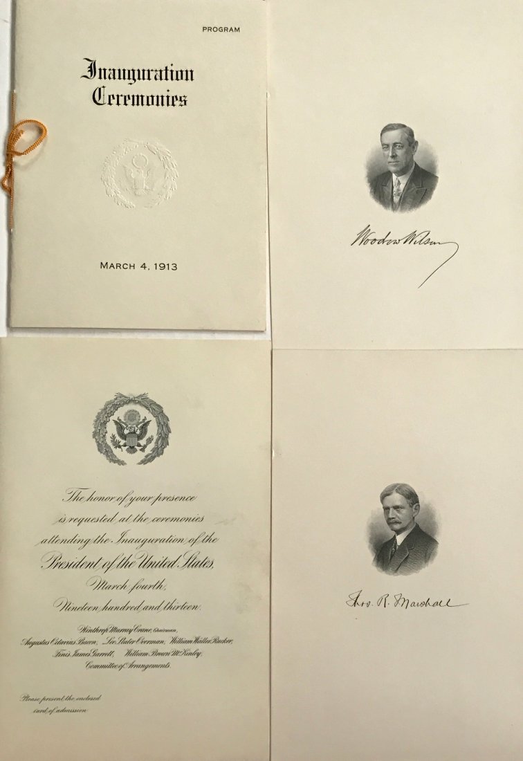 President Woodrow Wilson Presidential Inauguration,1913 (1 of 4)